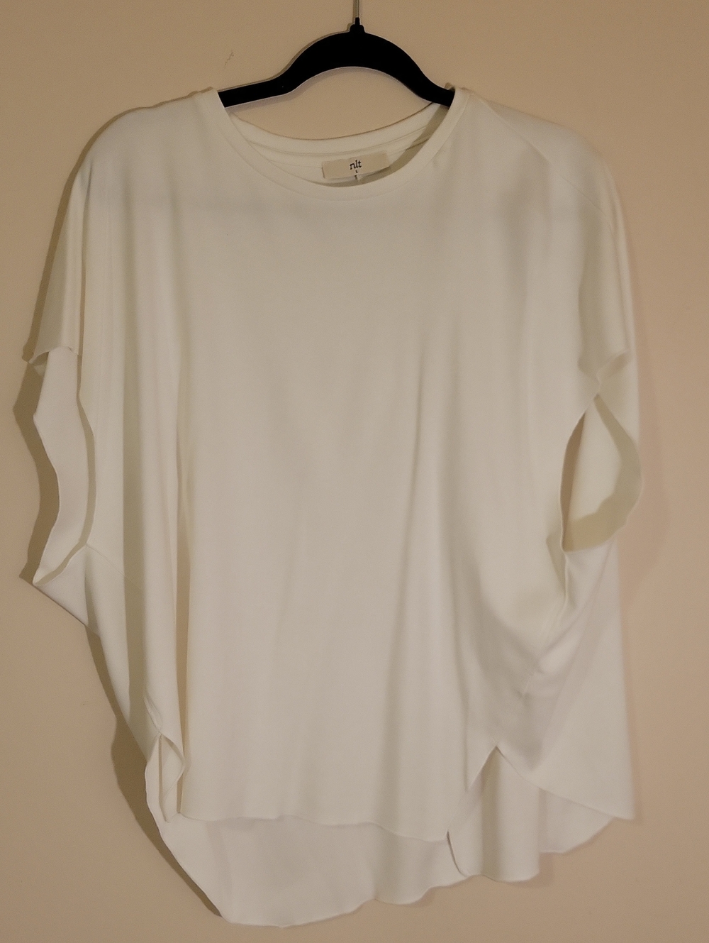 #22 NLT MADE IN LA White Relaxed Oversized (easily Up To 2x) Women's Top